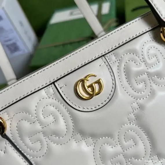 Firstbag ru GG medium GUCCI tote leather matelassé 0706